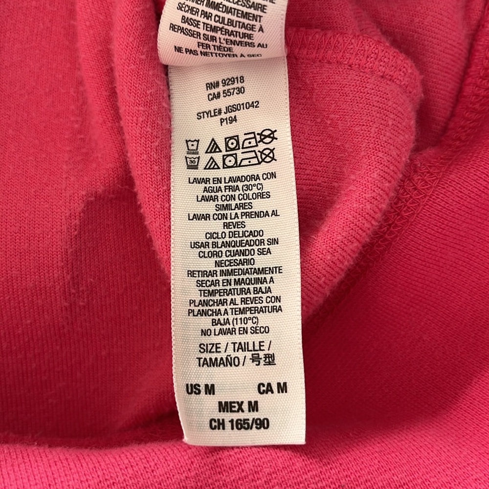 Juicy Couture Y2K VTG hot pink velour track  hoodie ChooseJuicy gold glitter Med - Picture 9 of 16